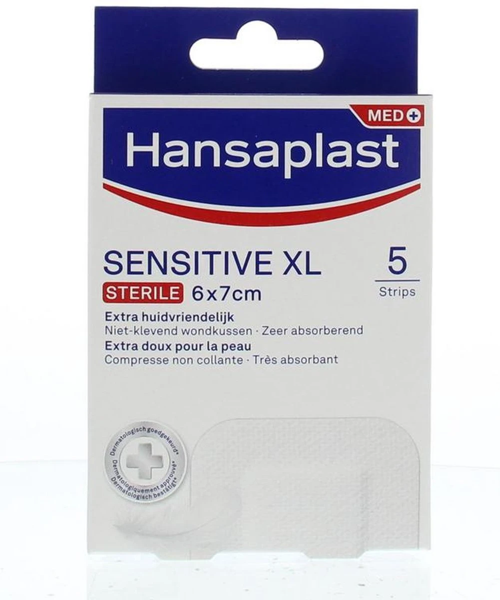 Hansaplast Sensitive XL 5 Stuks 6 Hansaplast Sensitive XL 5 Stuks - Afbeelding 6