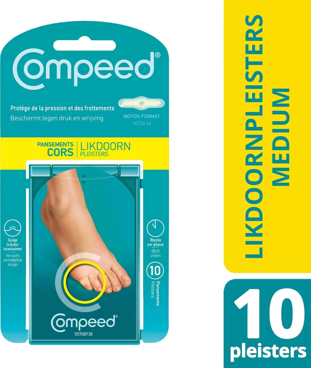 COMPEED® Likdoornspleisters Medium (10st) 5 COMPEED® Likdoornspleisters Medium (10st) - Afbeelding 5