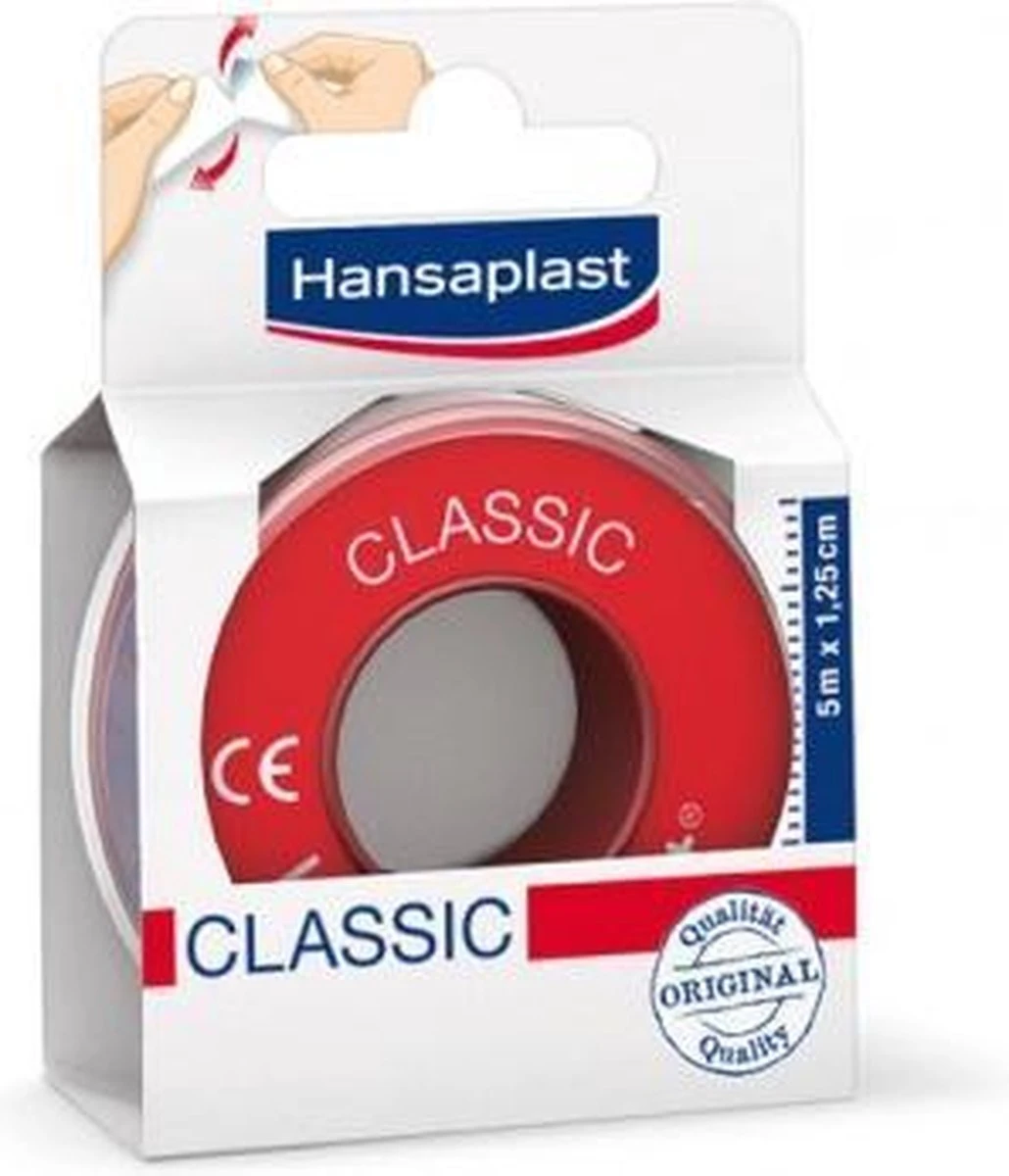 Hansaplast Classic Hechtpleister - 1.25 Cm X 5 M 9 Hansaplast Classic Hechtpleister - 1.25 Cm X 5 M - Afbeelding 9