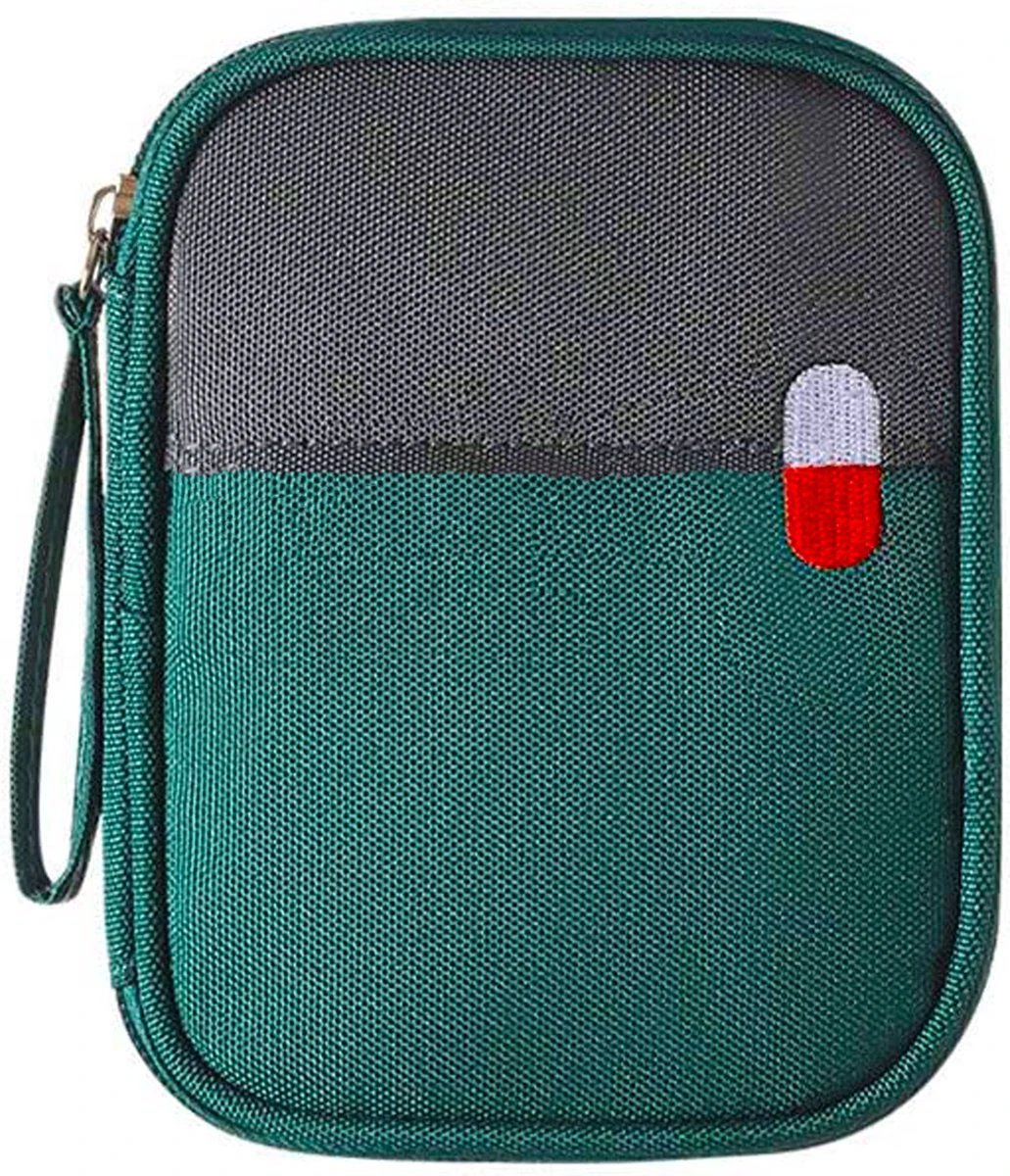 Good Luck EHBO-tas Small- EHBO-tas - Toilettas - Groen - Waterdicht - Multifunctioneel - Draagbaar 1 Good Luck EHBO-tas Small- EHBO-tas - Toilettas - Groen - Waterdicht - Multifunctioneel - Draagbaar