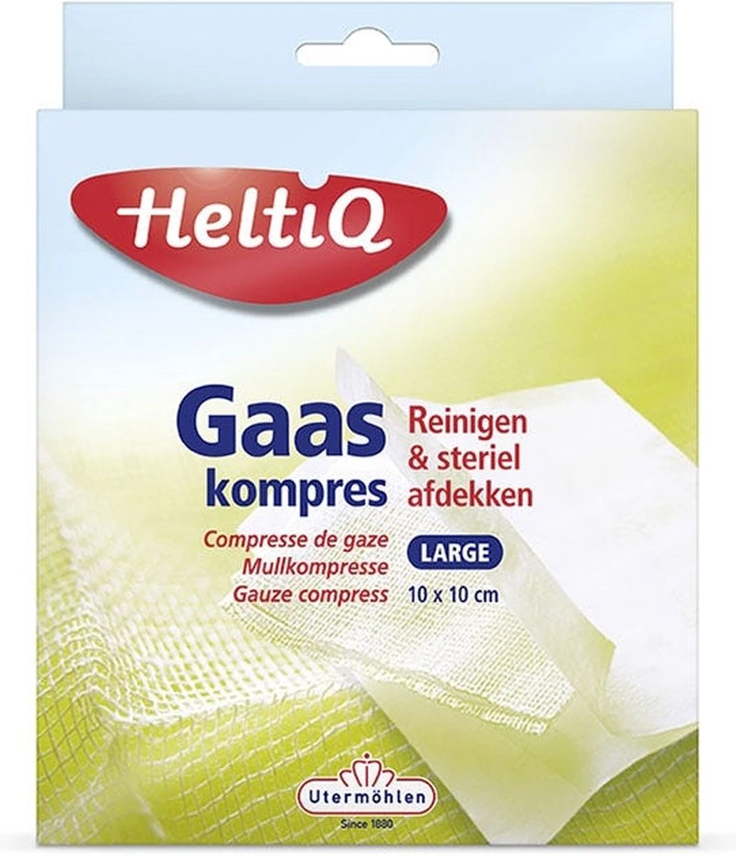 Heltiq Gaaskompres 10X10Cm 3 Heltiq Gaaskompres 10X10Cm - Afbeelding 3