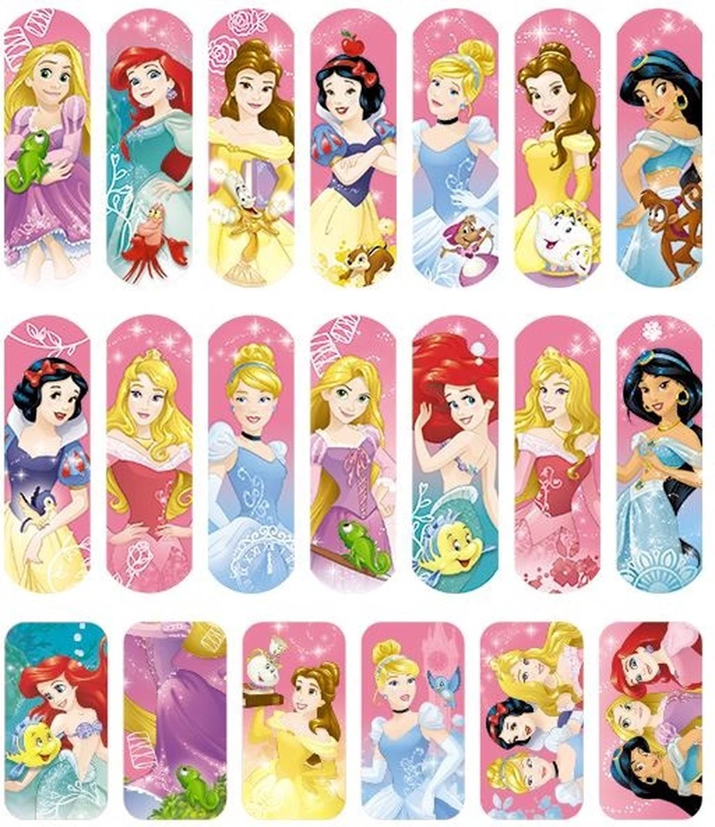 Hansaplast Princess Pleisters - 20 Strips 2 Hansaplast Princess Pleisters - 20 Strips - Afbeelding 2