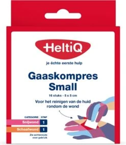 Heltiq Gaaskompressen - 5 X 5 Cm - 16 Stuks - Gaasjes 11 Heltiq Gaaskompressen - 5 X 5 Cm - 16 Stuks - Gaasjes -Winkel Voor Ehbo-Apparatuur 1046x1200