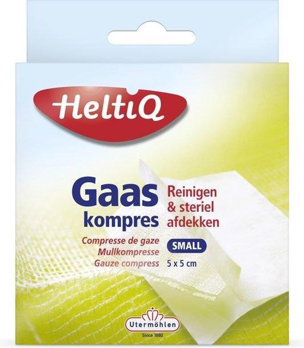 Heltiq Gaaskompres 10X10Cm 5 Heltiq Gaaskompres 10X10Cm - Afbeelding 5