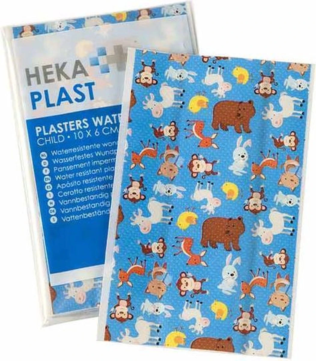 Heka Plast Wondpleisters Kids 10 X 6 Cm 10 Stuks 1 Heka Plast Wondpleisters Kids 10 X 6 Cm 10 Stuks