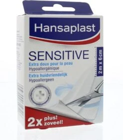 Hansaplast Pleisters Sensitive 2m X 6cm -Winkel Voor Ehbo-Apparatuur 1052x1200