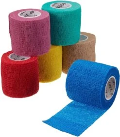 Happyplast® Zelfklevend Verband Set Van 6 | Zelfklevend Verband 5 Cm | Verband Voor Pols, Elleboog En Nog Veel Meer| Zelfklevend | Perfect Voor In De EHBO Koffer In De Auto