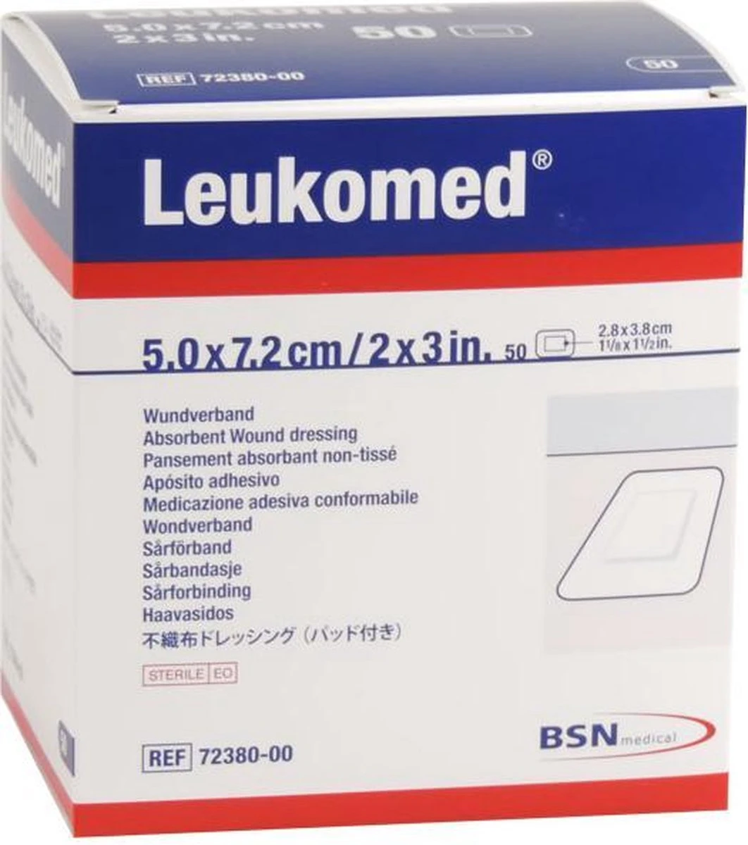Leukomed 7.2X 5Cm Steriel, 50 Stuks 3 Leukomed 7.2X 5Cm Steriel, 50 Stuks - Afbeelding 3