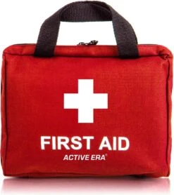 Hoogwaardige EHBO-tas Met 90 Items - Inclusief Oogspoeling, 2 Coldpacks En Nooddekens Voor Thuis, Kantoor, In De Auto, In De Caravan, Op Het Werk, Op Reis