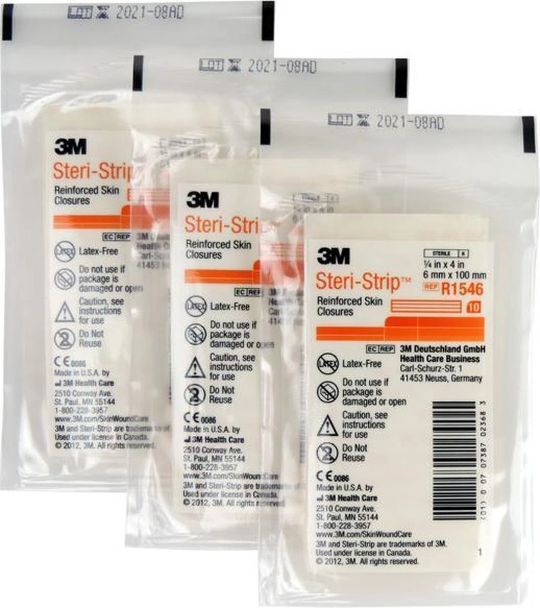 3M Hechtpleister Steristrip - Set Assorti 15x 2 3M Hechtpleister Steristrip - Set Assorti 15x - Afbeelding 2