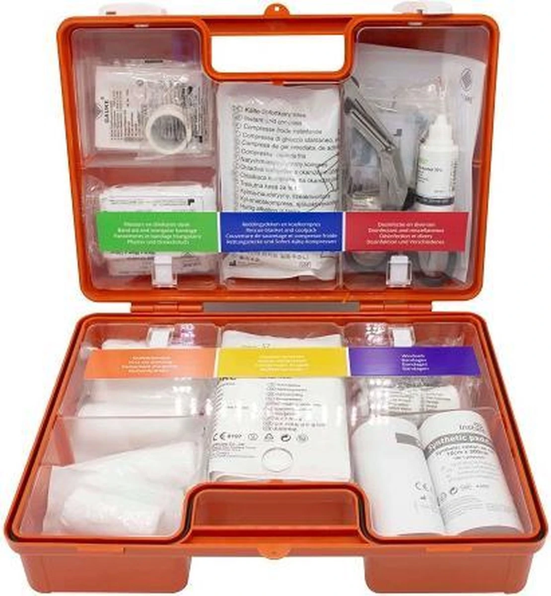 Technosafety EHBO Verbandkoffer - DIN13157-2021 Goedgekeurd - Verbanddoos BHV - Incl. Wandhouder En Bevestigingsmateriaal 3 Technosafety EHBO Verbandkoffer - DIN13157-2021 Goedgekeurd - Verbanddoos BHV - Incl. Wandhouder En Bevestigingsmateriaal - Afbeelding 3