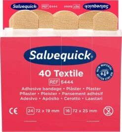 Salvequick Pleisters Beige 6 X 40 Pleisters - 6444 -Winkel Voor Ehbo-Apparatuur 1110x1200