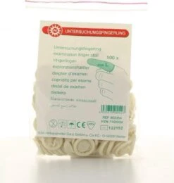 Vingerlingen Latex - Vingercondoom Latex - Vingerling Latex - 100 Stuks - M