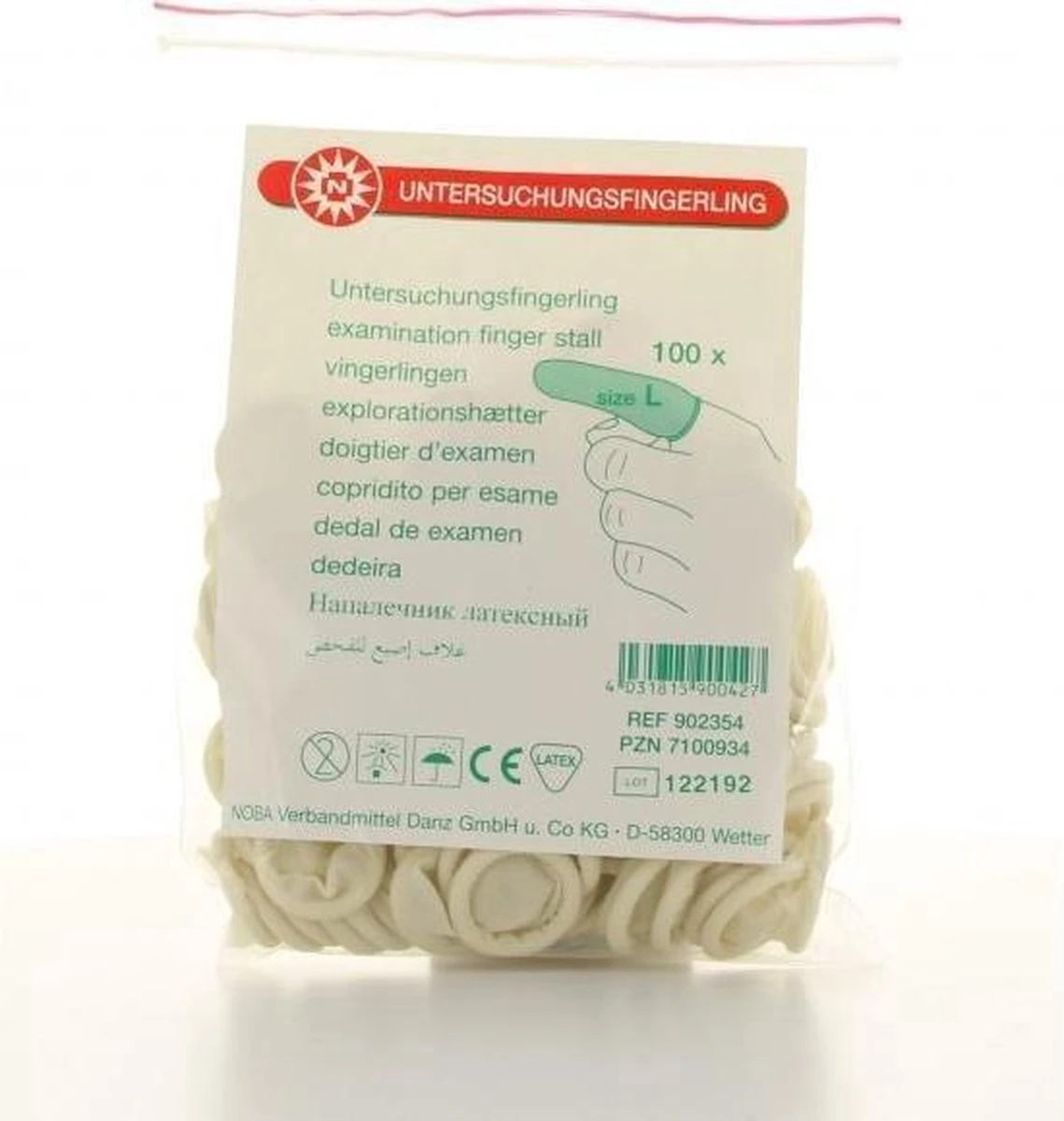 Vingerlingen Latex - Vingercondoom Latex - Vingerling Latex - 100 Stuks - M 1 Vingerlingen Latex - Vingercondoom Latex - Vingerling Latex - 100 Stuks - M