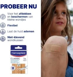 Hansaplast Classic Pleisters - 1m X 6cm 12 Hansaplast Classic Pleisters - 1m X 6cm -Winkel Voor Ehbo-Apparatuur 1141x1200 2