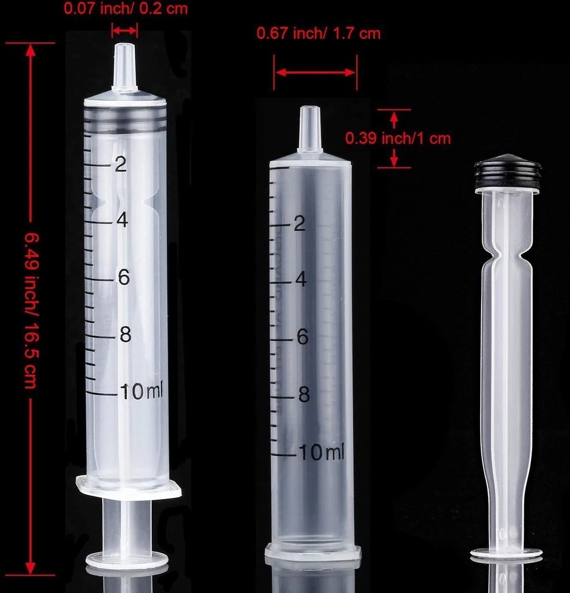 Merkloos Spuit - Spuiten - Injectiespuit - Doseerspuit - Injectiespuit Zonder Naald - 10ml - 20 Stuks 5 Merkloos Spuit - Spuiten - Injectiespuit - Doseerspuit - Injectiespuit Zonder Naald - 10ml - 20 Stuks - Afbeelding 5