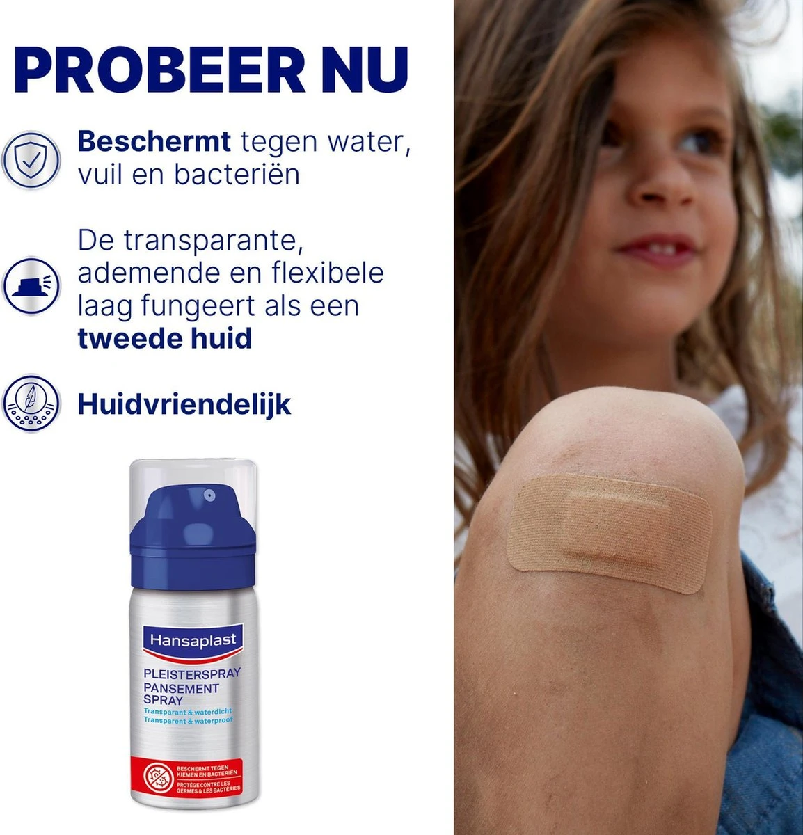 Hansaplast Antibacterieel Wonddesinfectie Pleisterspray - 1 Stuk 2 Hansaplast Antibacterieel Wonddesinfectie Pleisterspray - 1 Stuk - Afbeelding 2