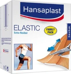 Hansaplast Elastic Family Pack Pleisters - 5m X 6cm