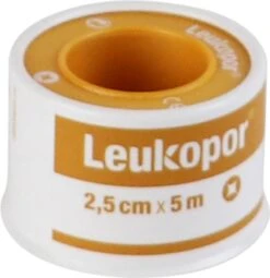 Leukopor Zeer Gevoelige Huid - Pleisters - 5 M X 2.5 Cm - 1 Rol 12 Leukopor Zeer Gevoelige Huid - Pleisters - 5 M X 2.5 Cm - 1 Rol -Winkel Voor Ehbo-Apparatuur 1161x1200