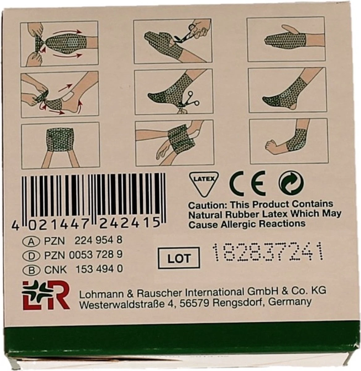 Lohmann & Rauscher TG Fix Netverband Maat B 1ST 2 Lohmann & Rauscher TG Fix Netverband Maat B 1ST - Afbeelding 2