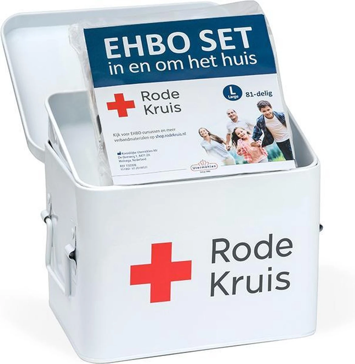 Rode Kruis - EHBO-box - 'In En Om Het Huis' - Eerste Hulp Kit: 82-delig 3 Rode Kruis - EHBO-box - 'In En Om Het Huis' - Eerste Hulp Kit: 82-delig - Afbeelding 3