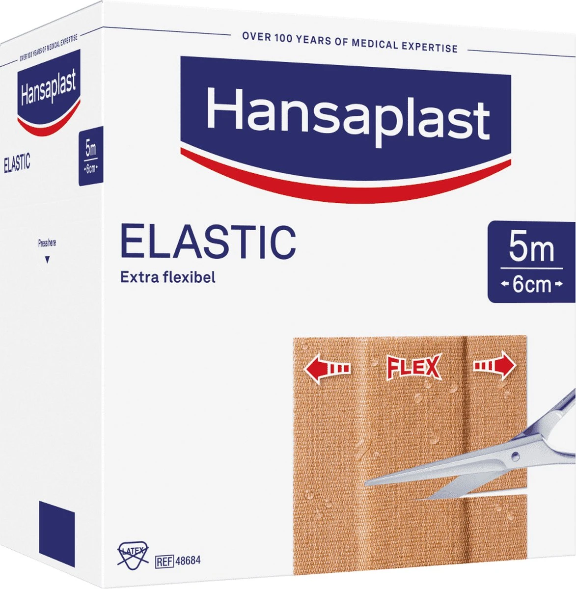 Hansaplast Elastic Family Pack Pleisters - 5m X 6cm 2 Hansaplast Elastic Family Pack Pleisters - 5m X 6cm - Afbeelding 2