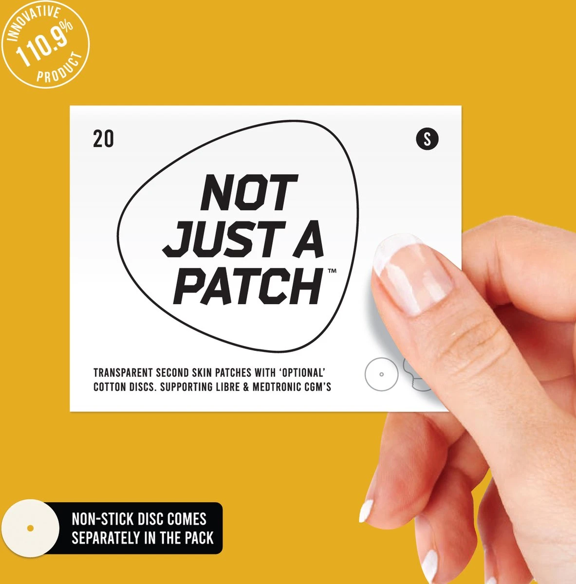 Not Just A Patch – Clear (transparant) Patch – 20 Pack – S 6 Not Just A Patch – Clear (transparant) Patch – 20 Pack – S - Afbeelding 6