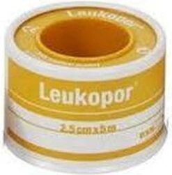 Leukopor Zeer Gevoelige Huid - Pleisters - 5 M X 2.5 Cm - 1 Rol 13 Leukopor Zeer Gevoelige Huid - Pleisters - 5 M X 2.5 Cm - 1 Rol -Winkel Voor Ehbo-Apparatuur 1183x1200