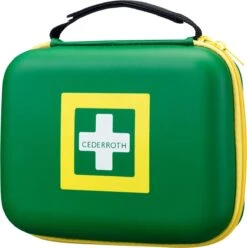 Cederroth ® | First Aid Kit Medium | Goed Gevulde EHBO-doos Van Duurzaam, Rubberachtig Materiaal Met Praktisch Handvat En Verstelbare Klittenband - Eerste Hulp Koffer Voor Bedrijven Of Consumenten - Eerste Hulp Kit Voor Reizen Of Vakantie -Winkel Voor Ehbo-Apparatuur 1197x1200 1