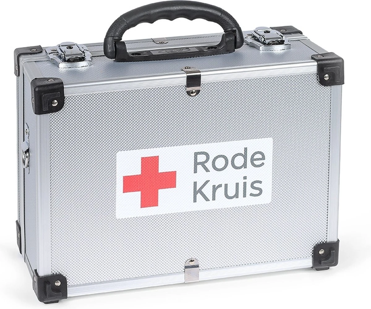 Rode Kruis - EHBO-koffer - 'In En Om Het Huis' - Eerste Hulp Kit: 121-delig 1 Rode Kruis - EHBO-koffer - 'In En Om Het Huis' - Eerste Hulp Kit: 121-delig