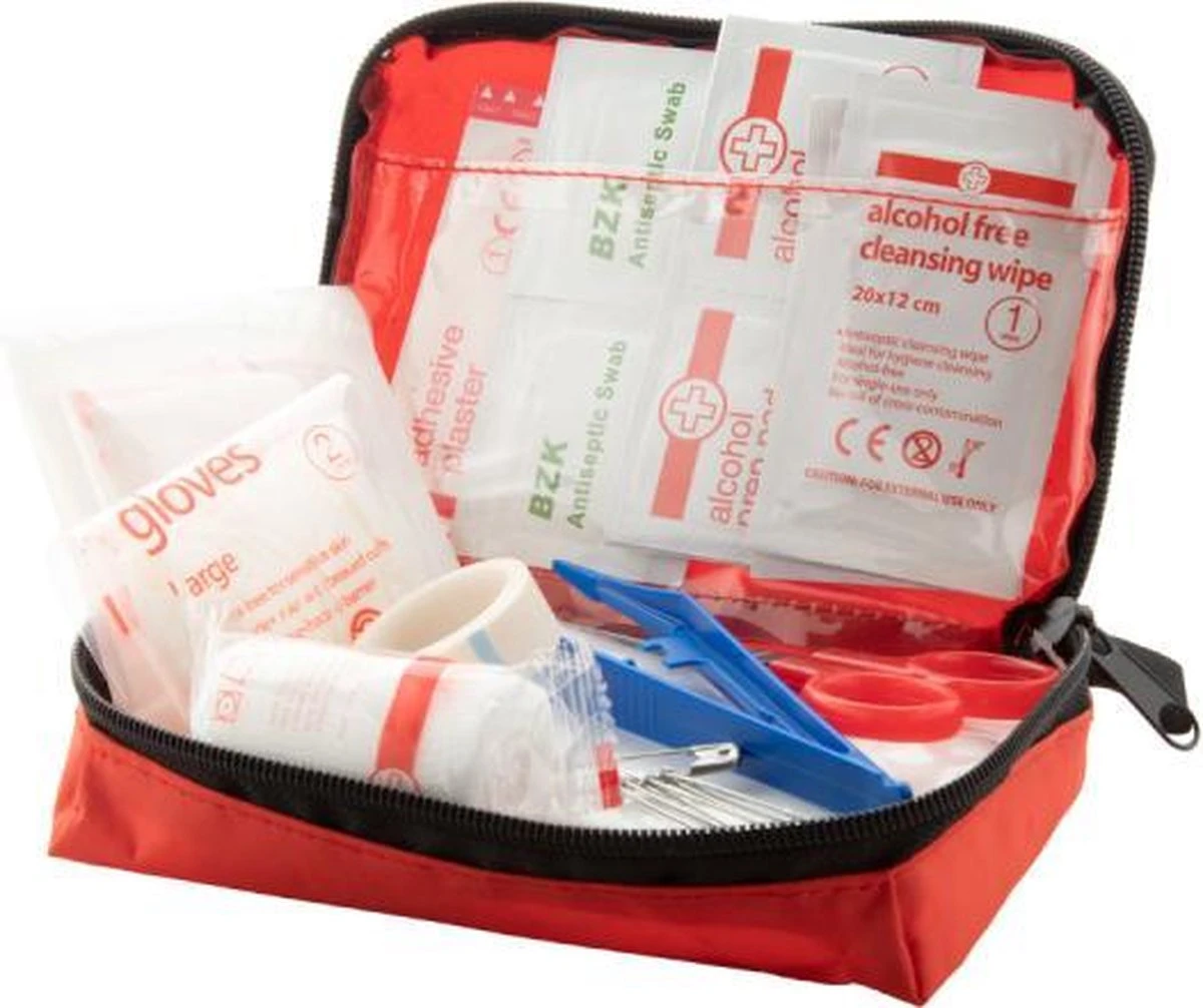 EHBO Verband Set - Verbandtrommel - EHBO Tas - First Aid Kit - EHBO Kit - 30 Onderdelen - Rheme 2 EHBO Verband Set - Verbandtrommel - EHBO Tas - First Aid Kit - EHBO Kit - 30 Onderdelen - Rheme - Afbeelding 2