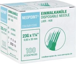 Neopoint Naalden Nr. 20 Grijs 0,40 X 12mm 100 St -Winkel Voor Ehbo-Apparatuur 1200x1015