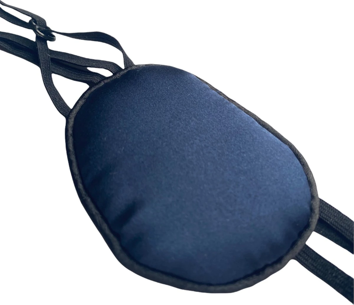 Ooglapje Zijde – Ultrasoft – Medisch Gebruik – Navy Blue - Oogpatch – Afdekking Oog – Voor Lui Oog - Na Operatie - Na Laseren 3 Ooglapje Zijde – Ultrasoft – Medisch Gebruik – Navy Blue - Oogpatch – Afdekking Oog – Voor Lui Oog - Na Operatie - Na Laseren - Afbeelding 3