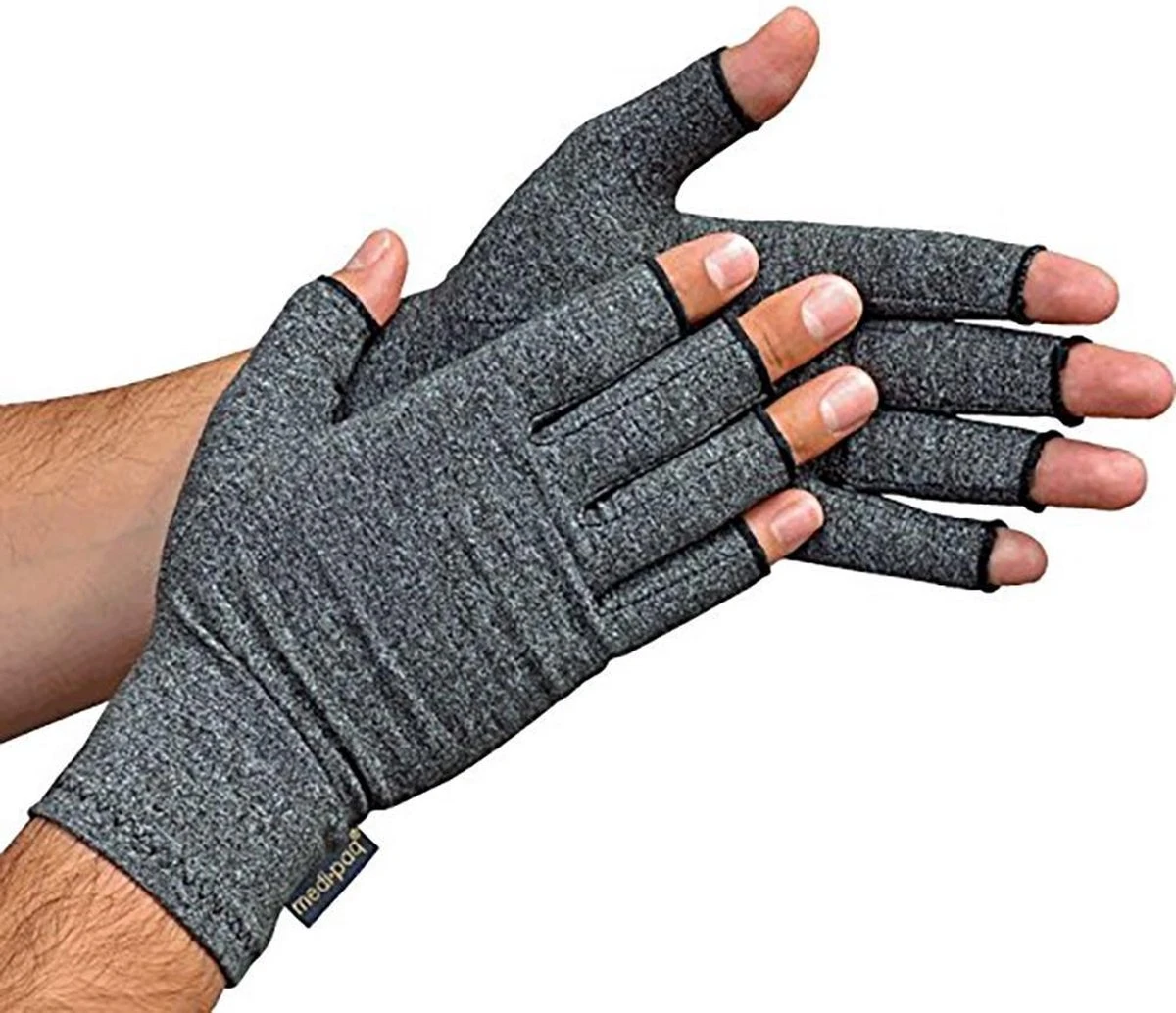 Therapeutische Reuma Artritis Compressie Handschoenen Met Anti-Slip Voor Pijnverlichting, Ondersteuning & Verbetering Van De Bloedsomloop | Grijs Small 3 Therapeutische Reuma Artritis Compressie Handschoenen Met Anti-Slip Voor Pijnverlichting, Ondersteuning & Verbetering Van De Bloedsomloop | Grijs Small - Afbeelding 3