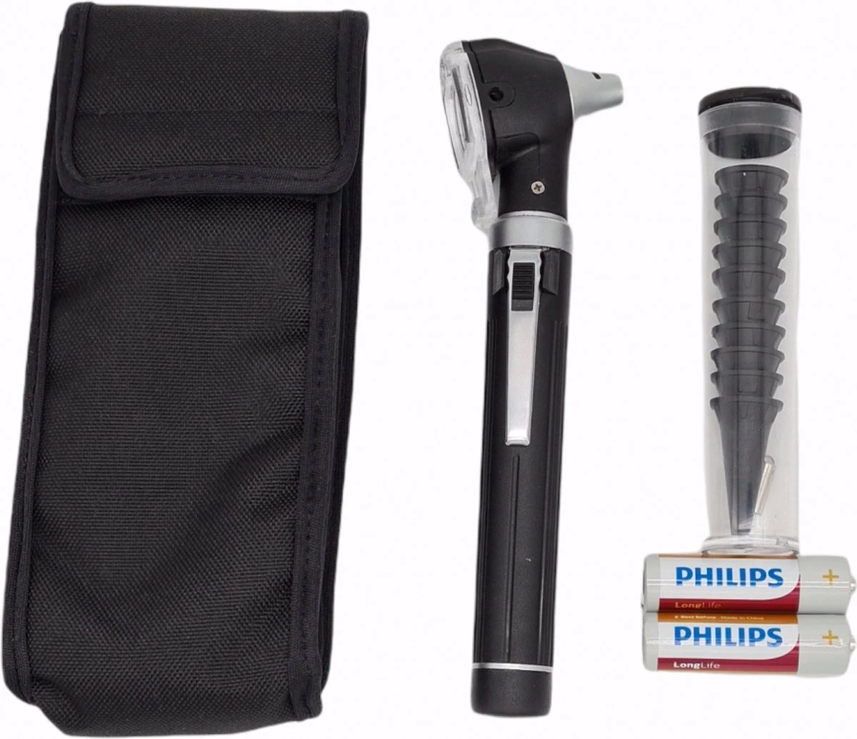 Otoscoop - Zwarte Fiber Otoscoop - Geneeskunde - Diagnostiek - Oorkijker - Mast Medical 1 Otoscoop - Zwarte Fiber Otoscoop - Geneeskunde - Diagnostiek - Oorkijker - Mast Medical