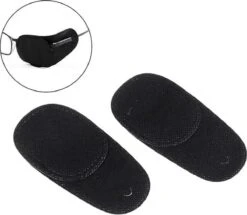 2 X Brilpatch – Brilpleister – Amblyopie – Lui Oog -Afdekken Lui Oog – Oogpleister – Occlusietherapie – Large – Zwart