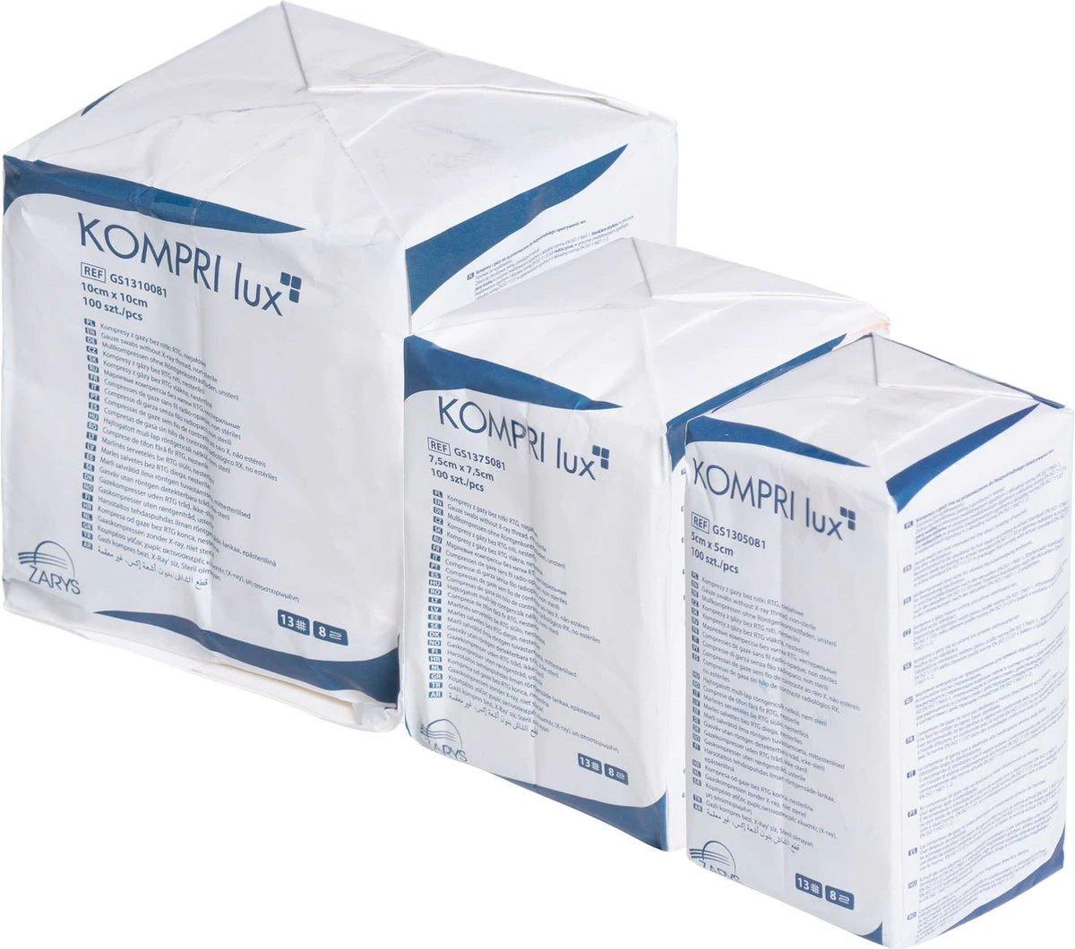 Kompressen 10 X 10 Cm 100 Stuk - Gaaskompressen - Niet Steriele Gaasjes - Vlieskompressen Komprilux 4 Kompressen 10 X 10 Cm 100 Stuk - Gaaskompressen - Niet Steriele Gaasjes - Vlieskompressen Komprilux - Afbeelding 4