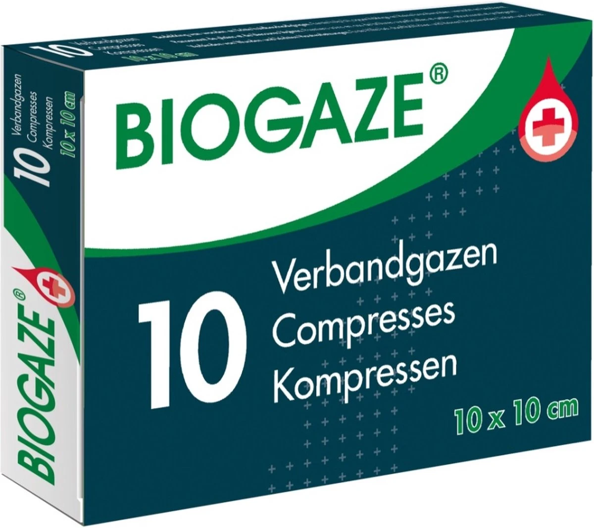 Biogaze Verbandgazen 10x10cm 10 St 4 Biogaze Verbandgazen 10x10cm 10 St - Afbeelding 4