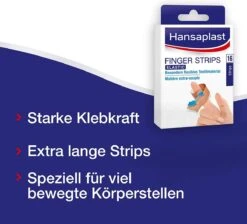 Hansaplast Fingerstrips Pleisters - 16 Strips -Winkel Voor Ehbo-Apparatuur 1200x1090