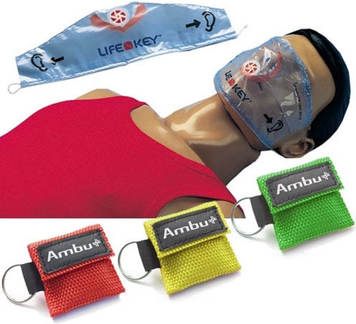 Kiss Of Life Sleutelhanger - Beademingsdoekje - Reanimatiemasker | CPR Face Shield - Veilig Beademen | EHBO - BHV - Eerste Hulp 2 Kiss Of Life Sleutelhanger - Beademingsdoekje - Reanimatiemasker | CPR Face Shield - Veilig Beademen | EHBO - BHV - Eerste Hulp - Afbeelding 2