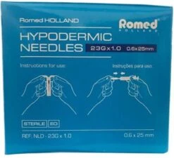 Romed 100st Injectienaalden 23G X 1 5 Romed 100st Injectienaalden 23G X 1 -Winkel Voor Ehbo-Apparatuur 1200x1095 2