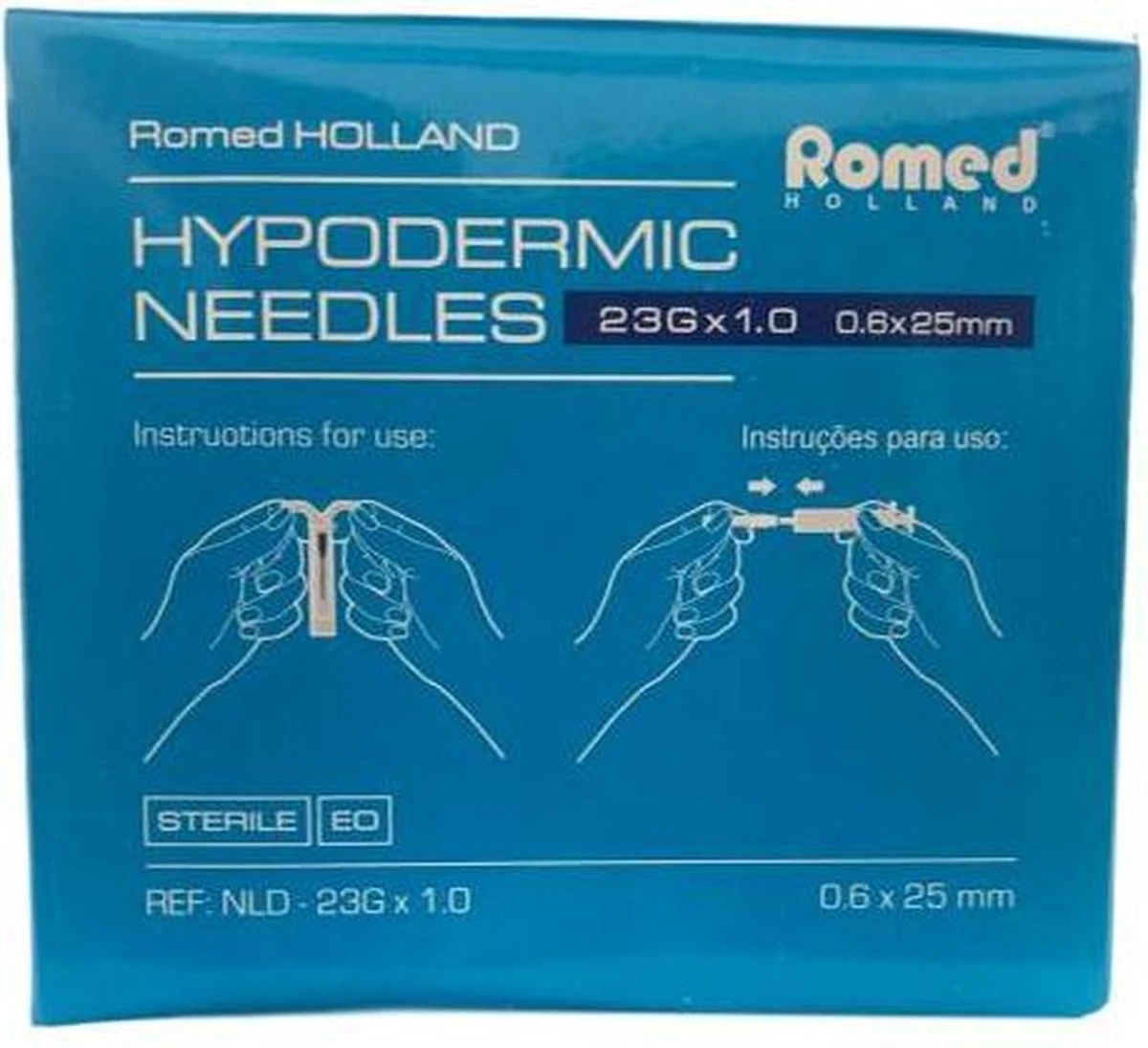 Romed 100st Injectienaalden 23G X 1 3 Romed 100st Injectienaalden 23G X 1 - Afbeelding 3