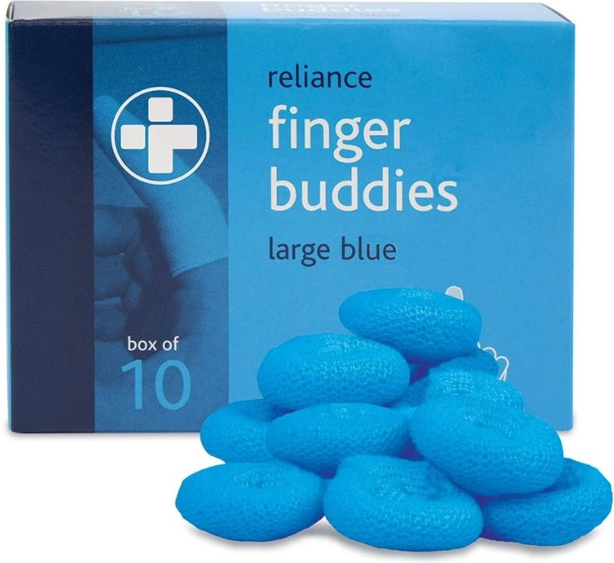 Reliance Vingerbobs - Extra Groot - EHBO Vingerverband - 10 Stuks 1 Reliance Vingerbobs - Extra Groot - EHBO Vingerverband - 10 Stuks
