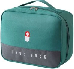 Good Luck EHBO-tas - EHBO-tas - Toilettas - Groen - Waterdicht - Multifunctioneel - Draagbaar