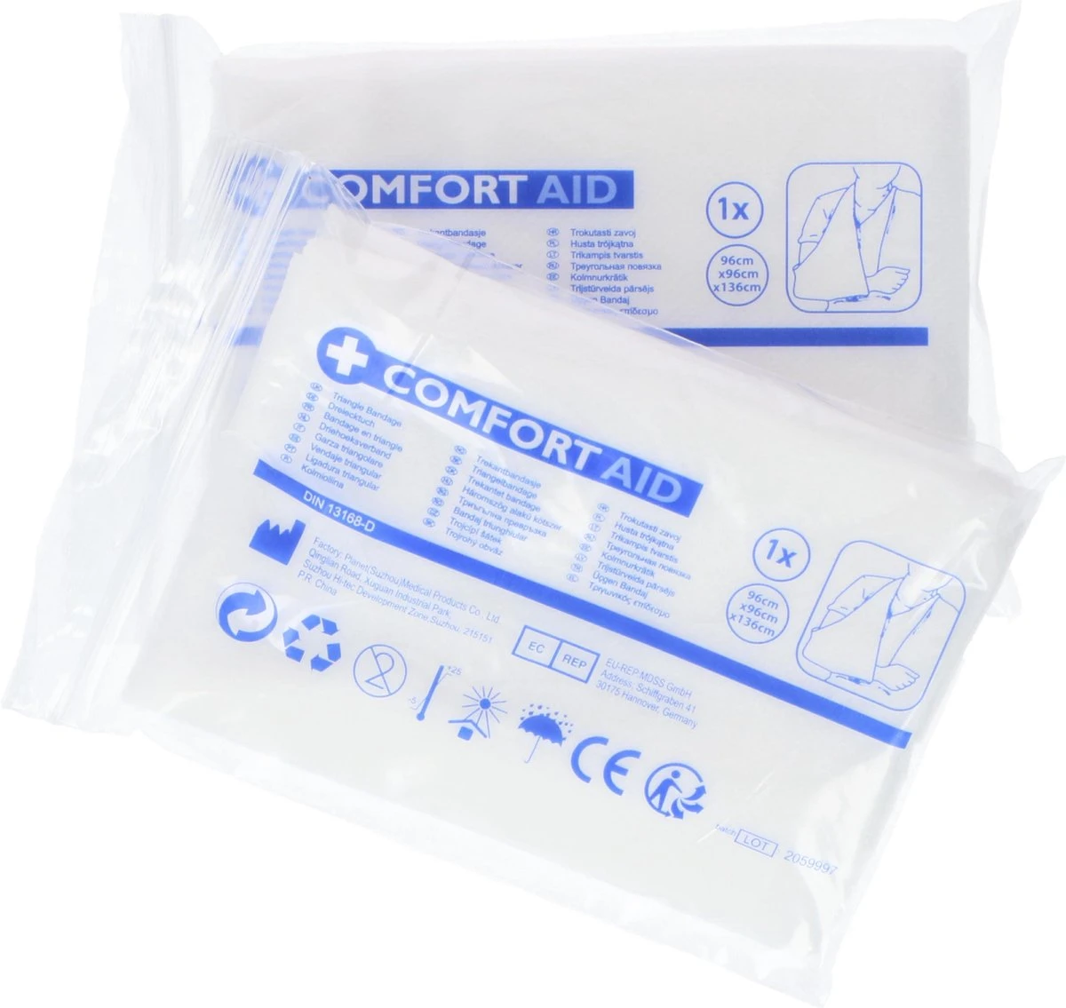 Comfort Aid Verbanddoos - 41-delige EHBO-kit - Voor Thuis/Auto/Vakantie 10 Comfort Aid Verbanddoos - 41-delige EHBO-kit - Voor Thuis/Auto/Vakantie - Afbeelding 10