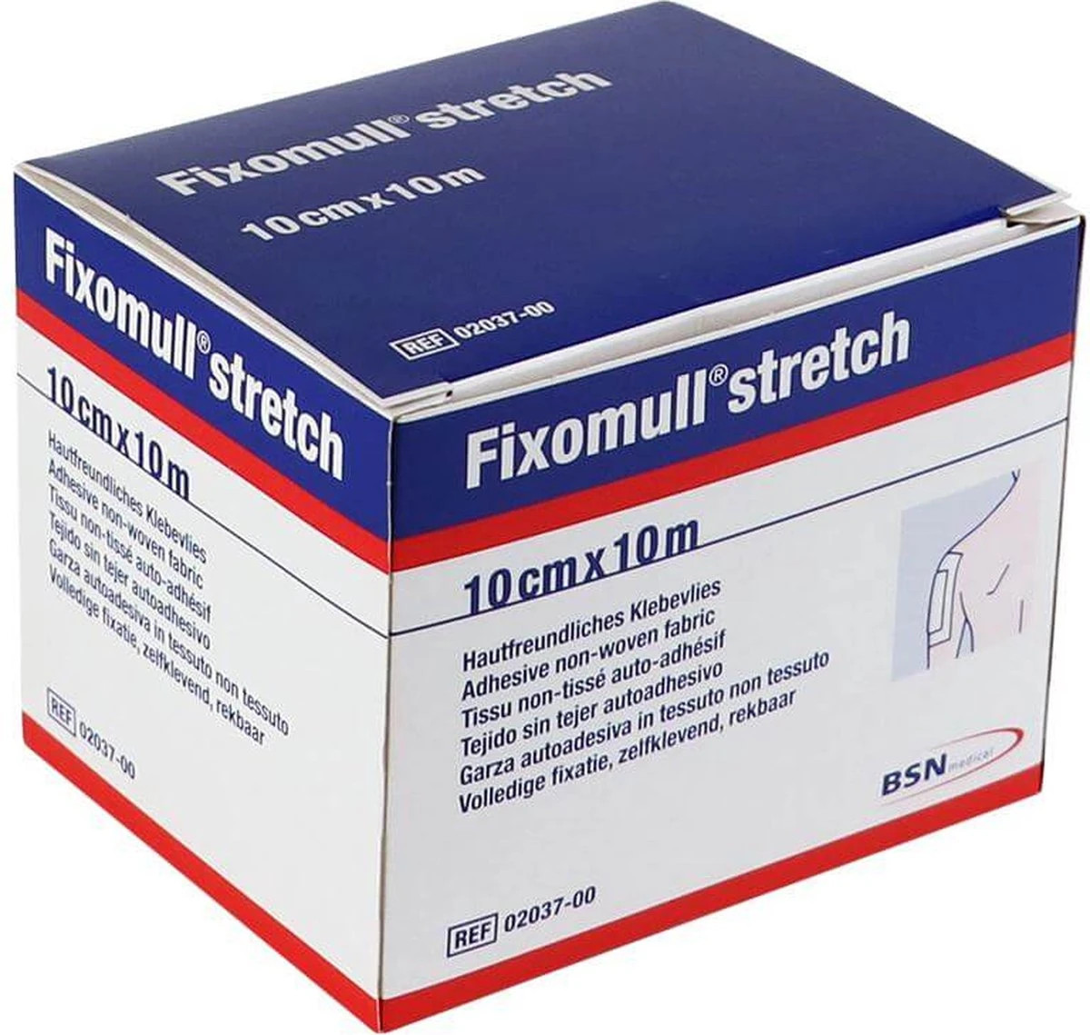 BSN Fixomull Stretch - 10 M X 10 Cm 2 BSN Fixomull Stretch - 10 M X 10 Cm - Afbeelding 2