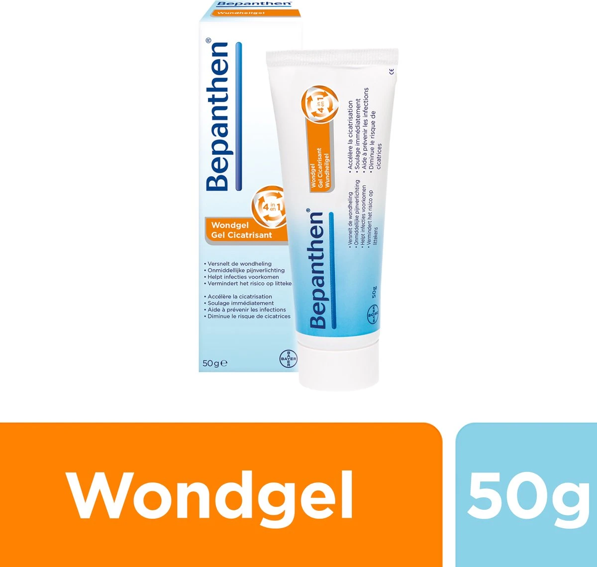Bepanthen Wondgel - Vegan Hydrogel - Behandeling Van Kleine Wonden Zoals Snijwonden, Schaafwonden Of Brandwonden - 50 Gram 8 Bepanthen Wondgel - Vegan Hydrogel - Behandeling Van Kleine Wonden Zoals Snijwonden, Schaafwonden Of Brandwonden - 50 Gram - Afbeelding 8