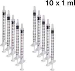 Terumo - Spuit Zonder Naald - Doseerspuit - Maat Aanduiding - Spuiten - Injectie Spuit - 1 Ml - 10 Stuks