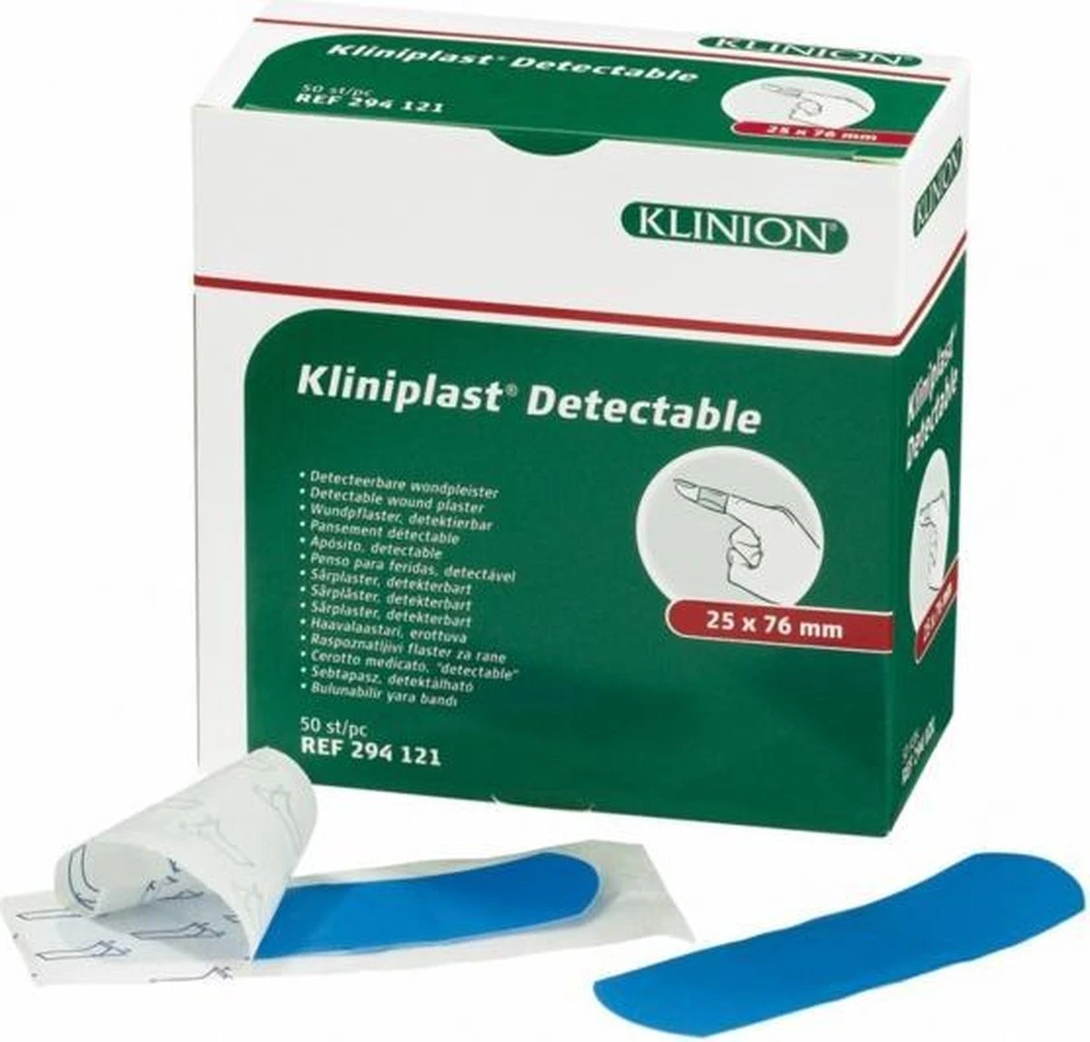 Kliniplast Detect - Blauw - 50 Stuks - Pleisters 1 Kliniplast Detect - Blauw - 50 Stuks - Pleisters