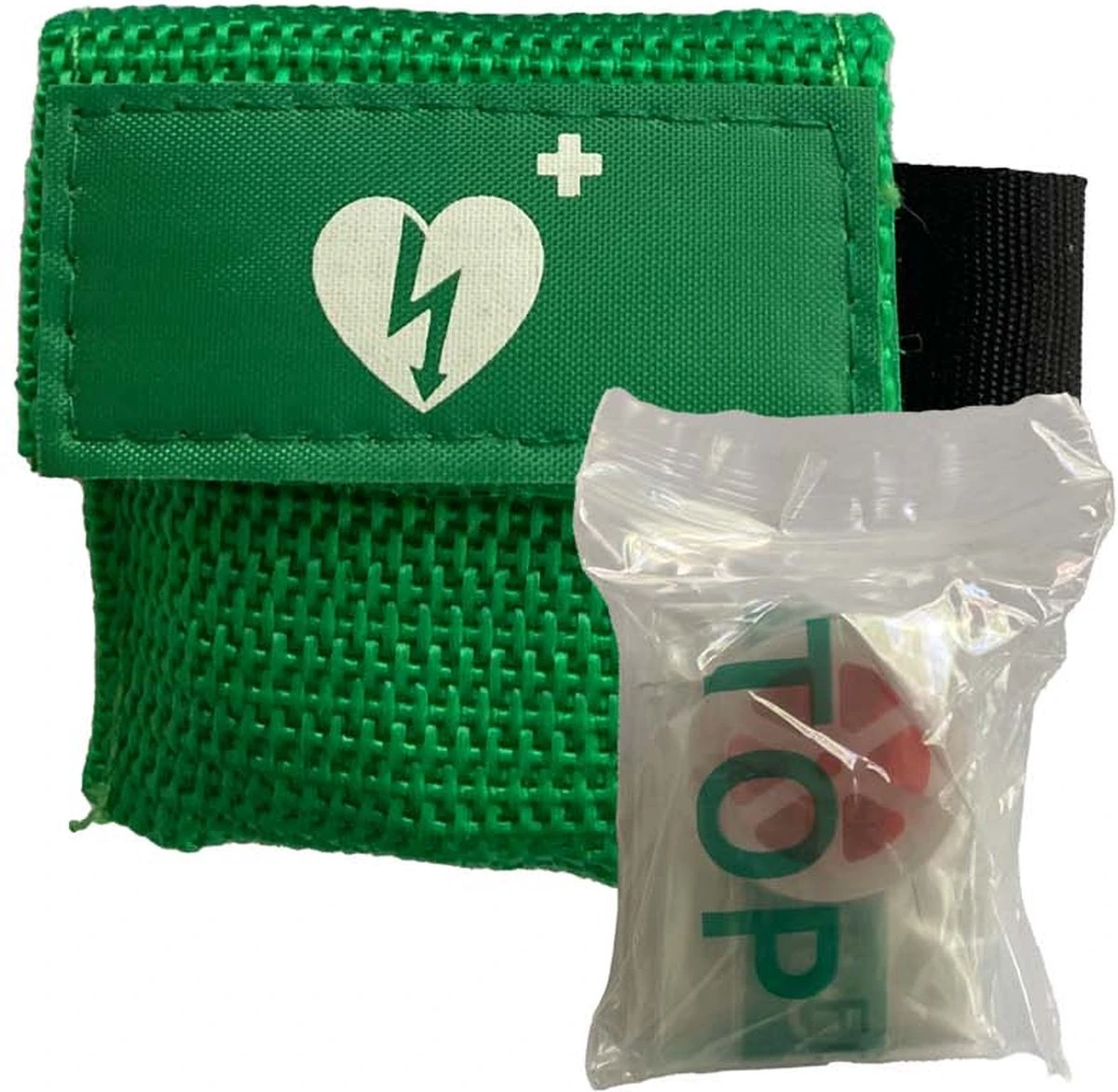 Kiss Of Life - Ademhalingsmasker - Beademingsdoekje - Gezichtsbeschermer - Sleutelhanger - Groen 5 Kiss Of Life - Ademhalingsmasker - Beademingsdoekje - Gezichtsbeschermer - Sleutelhanger - Groen - Afbeelding 5